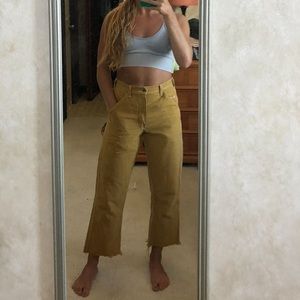 Vintage Stan Ray yellow carpenter pants!!!